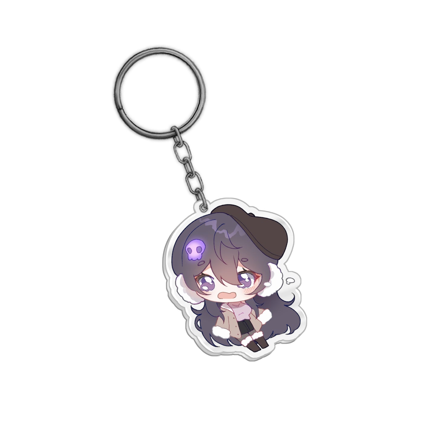 Ophelia Midnight Sad Acrylic Keychain