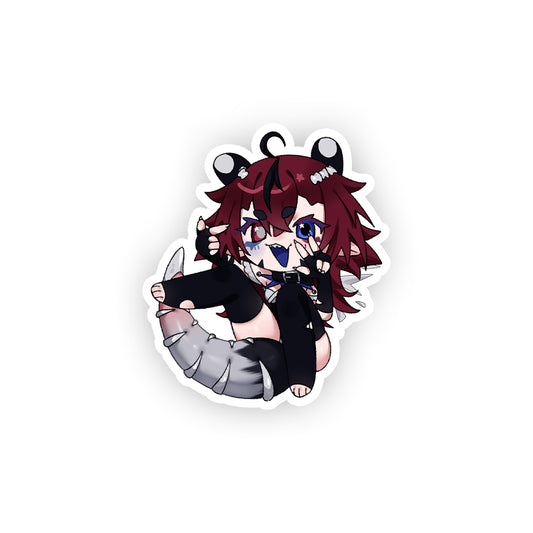 ounceMilia "Possum Peace Sign" Sticker