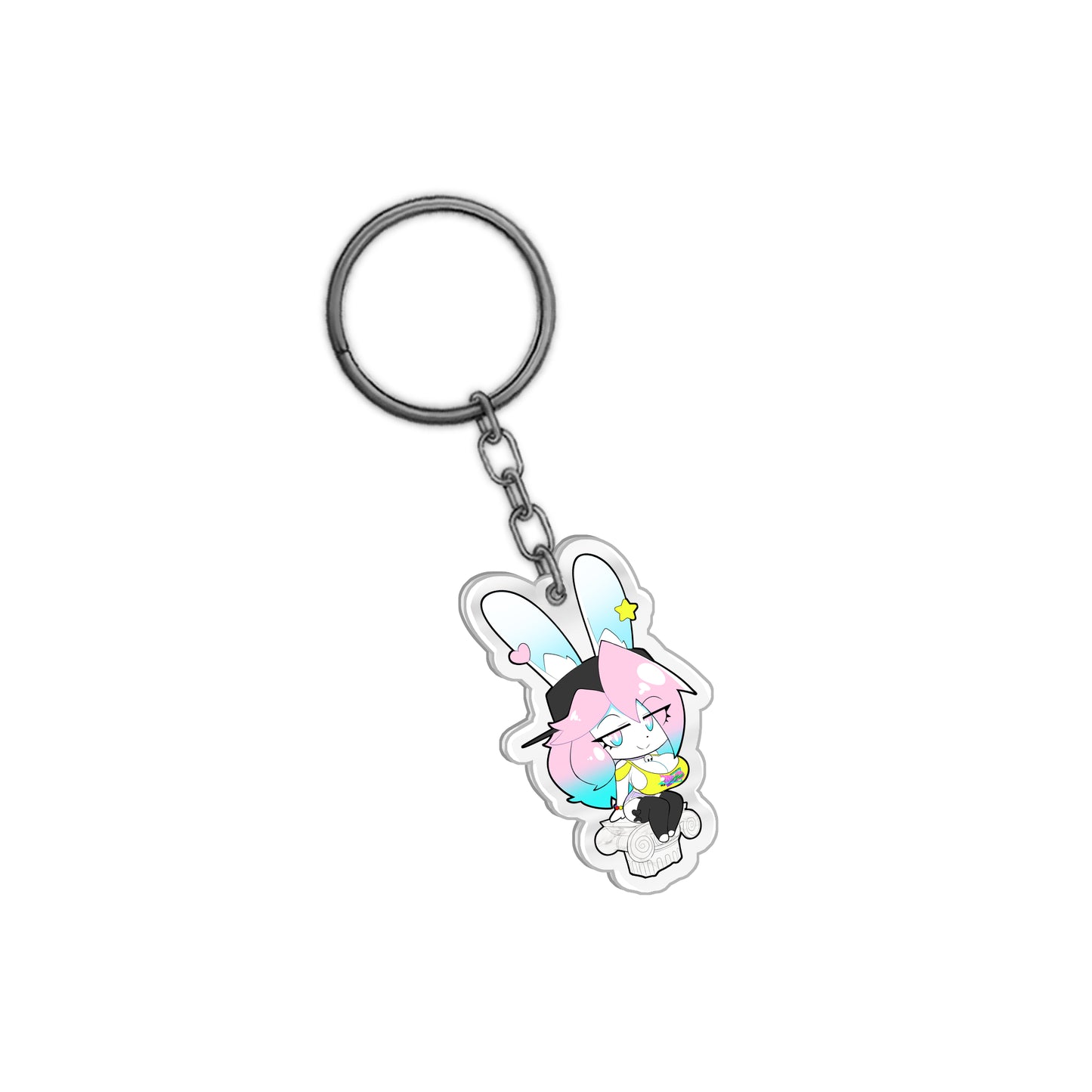 theycallhimcake Sitting Pretty Keychain