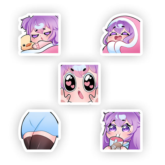 pockettrashvt Emote Sticker Pack 1