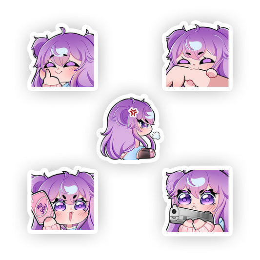 pockettrashvt Emote Sticker Pack 2