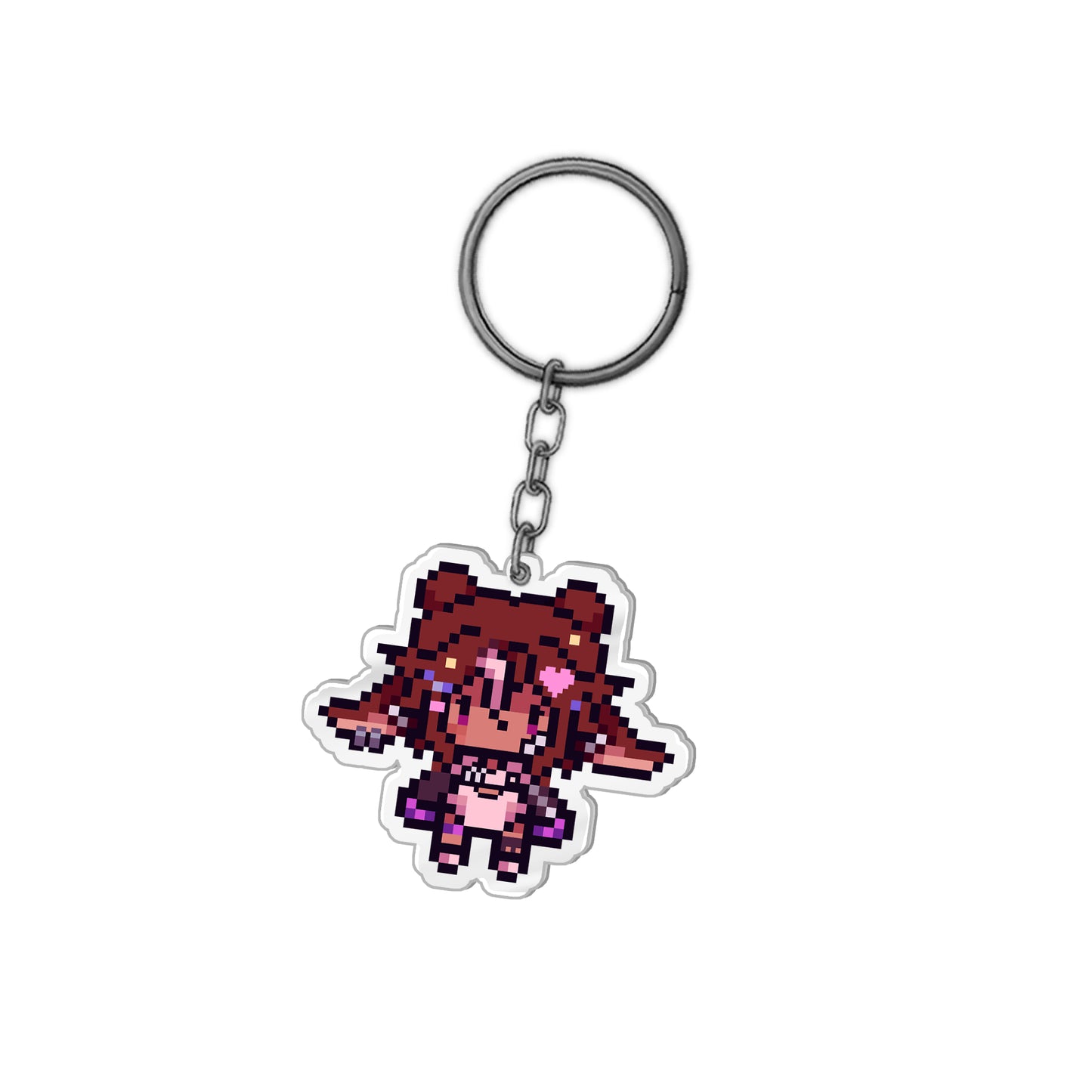 TiramisuBunnyVT Pixel Keychain