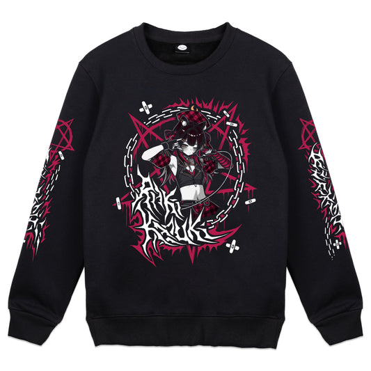 Raki Kazuki Dumpster-Diving Witch Crewneck
