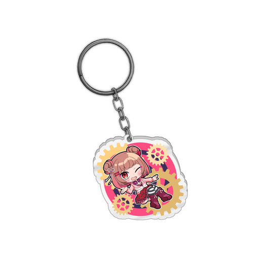 shiori_p0n Casually in Gear Keychain