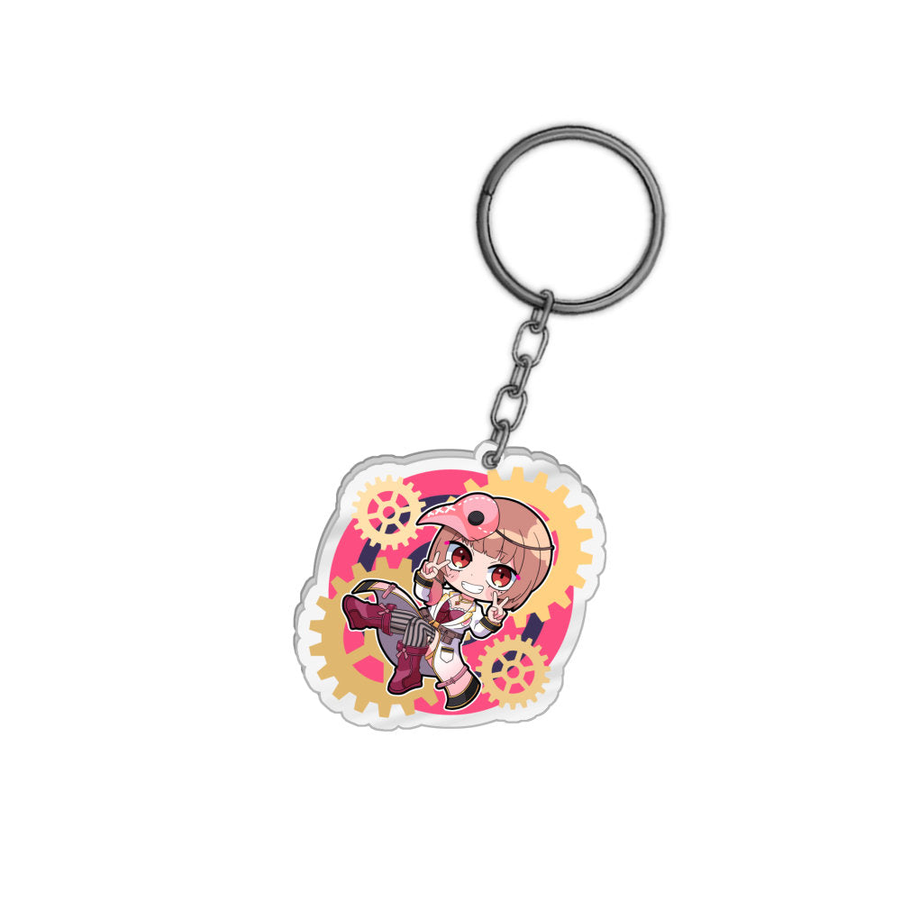 shiori_p0n The Doctor Is In Gear Keychain