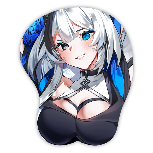 shockthesystem "Blue Roses 2" 3D Mousepad