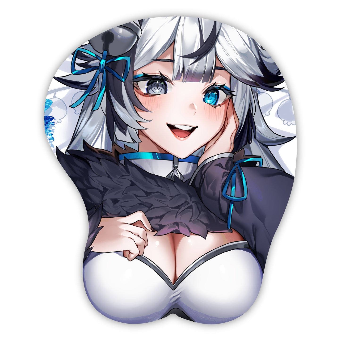 shockthesystem "Blue Roses" 3D Mousepad
