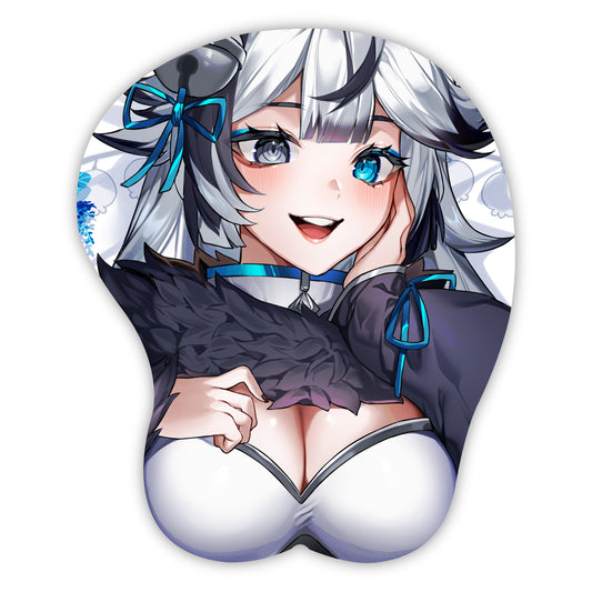 shockthesystem "Blue Roses" 3D Mousepad