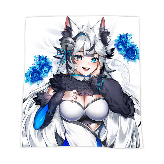 shockthesystem "Blue Roses" Blanket