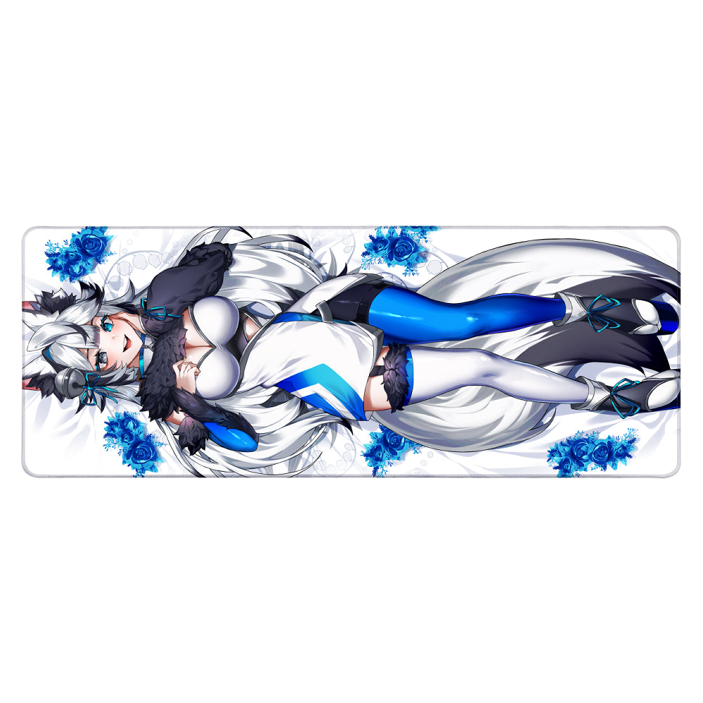 shockthesystem "Blue Roses 2" XL Mousepad