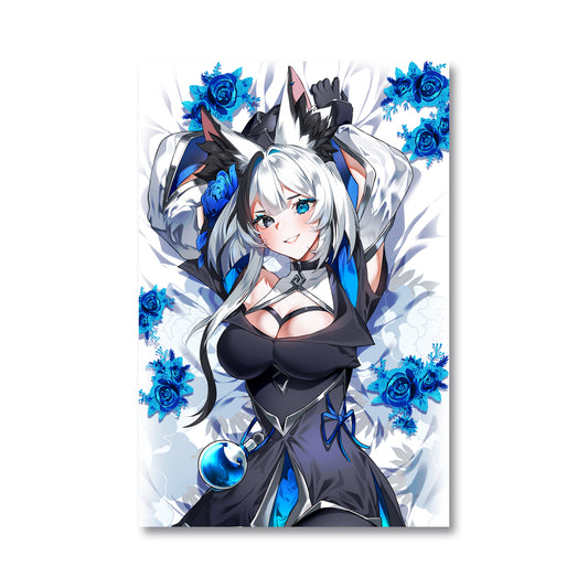 shockthesystem "Blue Roses 2" Poster