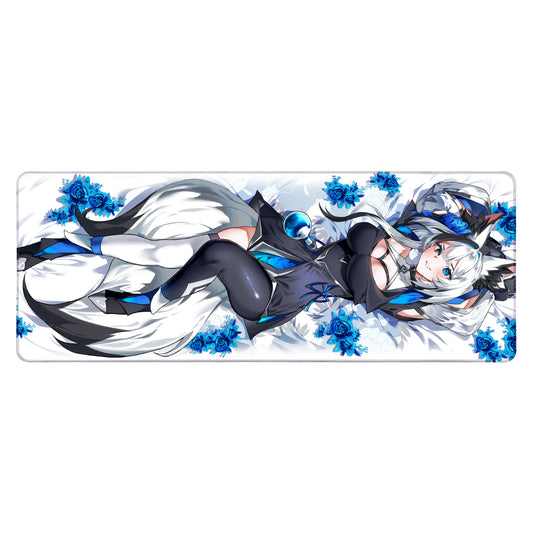 shockthesystem "Blue Roses" XL Mousepad