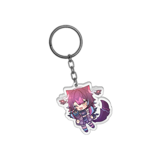 Smitten Seraph winking Keychain