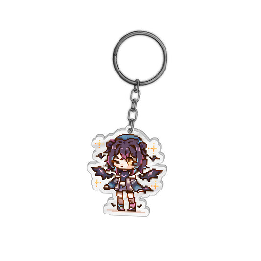 Smitten Seraph pixel Keychain