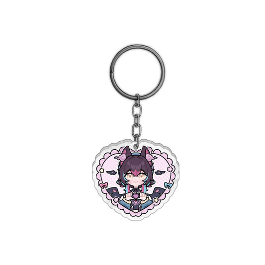 Smitten Seraph heart Keychain