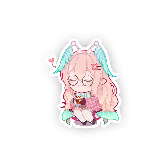 umeaino Sipping Cider Sticker