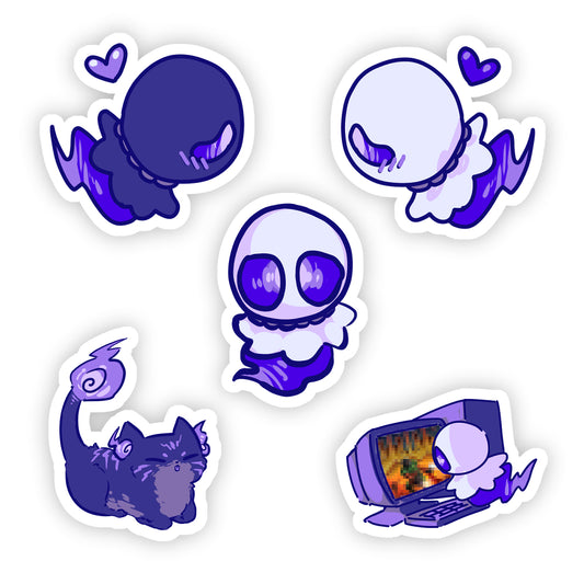 vikotheghost "Wily Wisps" Sticker Pack