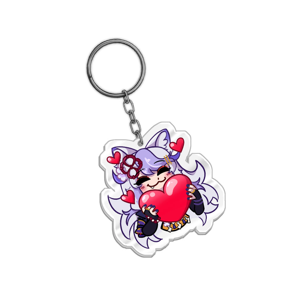 Vulpixie Hearts Acrylic Keychain – UwU Market