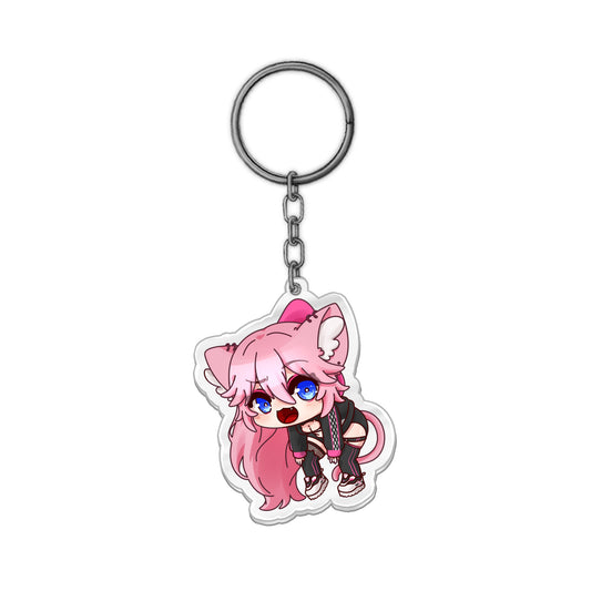 Whimsiez Hanging out Acrylic Keychain