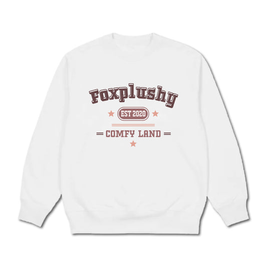 Foxplushy Comfy Land Crewneck(White)