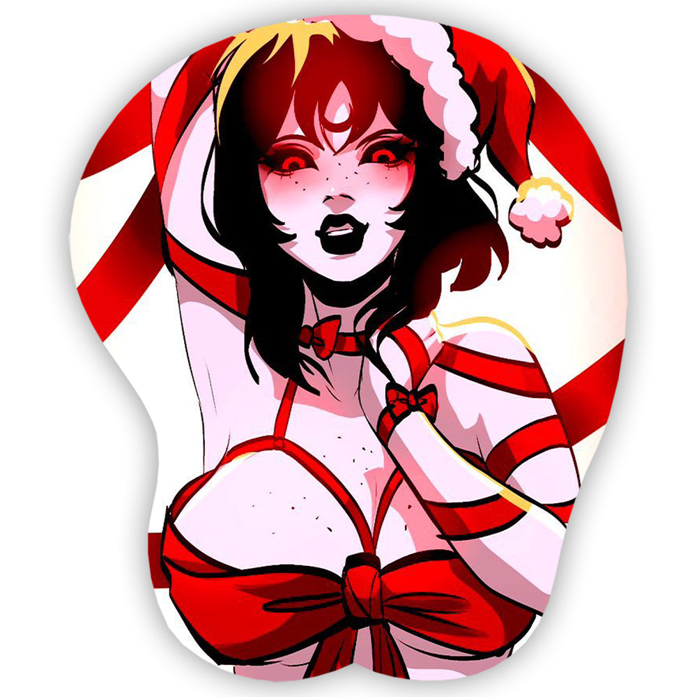 Witchy_Tea_Cup Wrapped Present 3D Mousepad