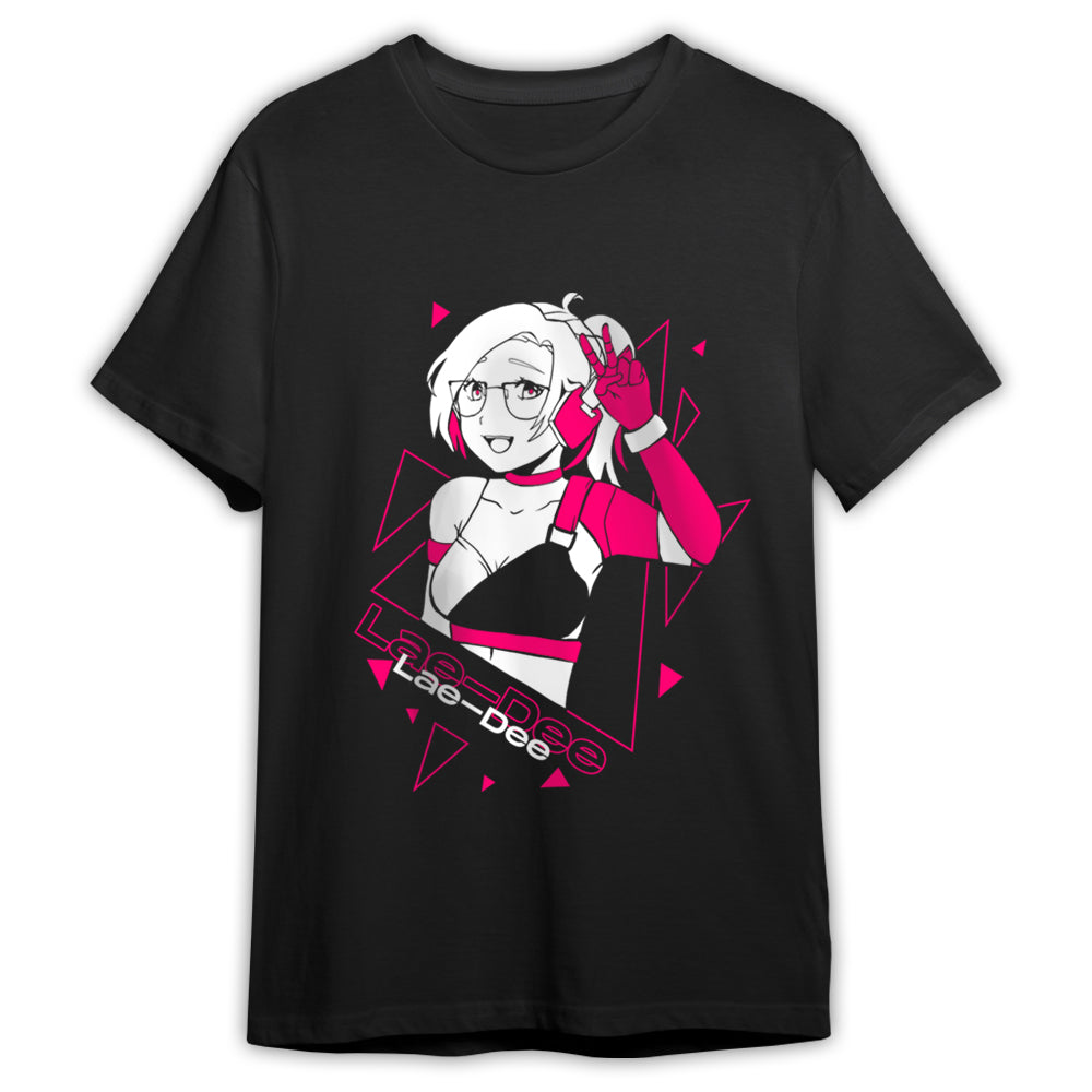 Lae-Dee Shapes Anime Streetwear T-Shirt
