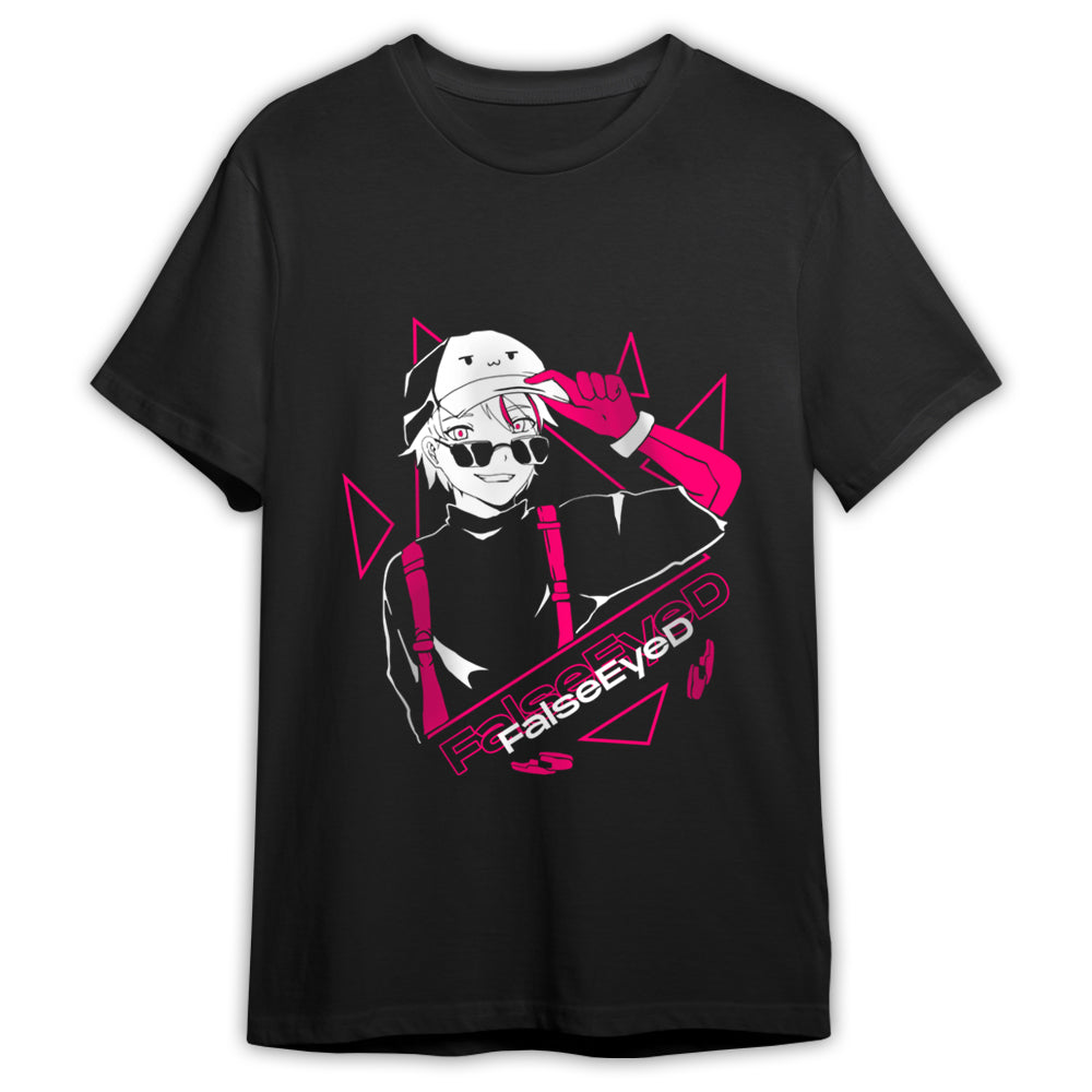 FalseEyeD Shapes Anime Streetwear T-Shirt