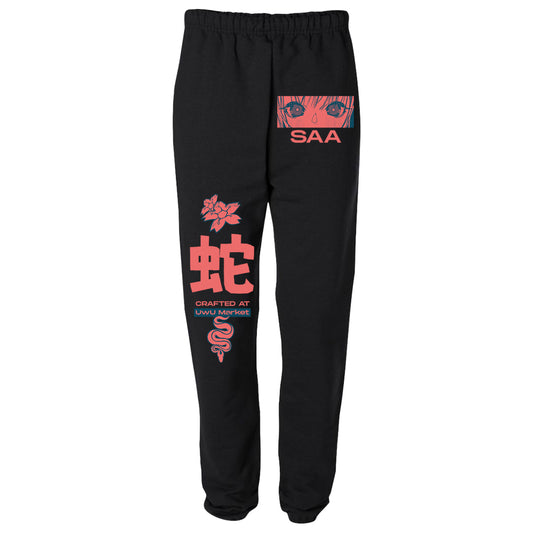 Saa Retro Anime Streetwear Sweatpants
