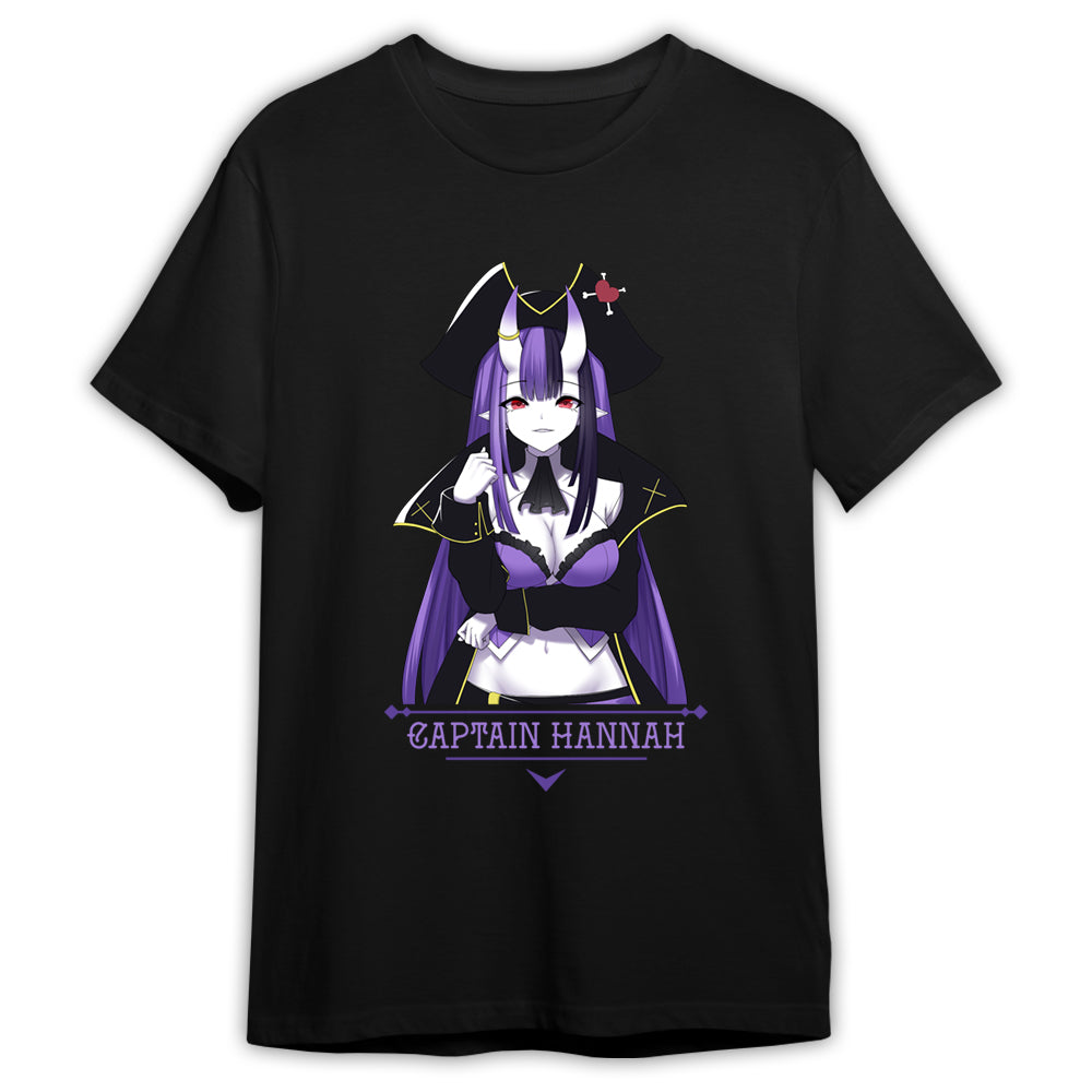 Captain Hannah Demon Captain Anime T-Shirt