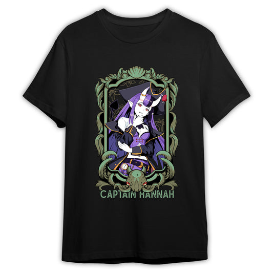 Captain Hannah Kraken Streetwear T-Shirt