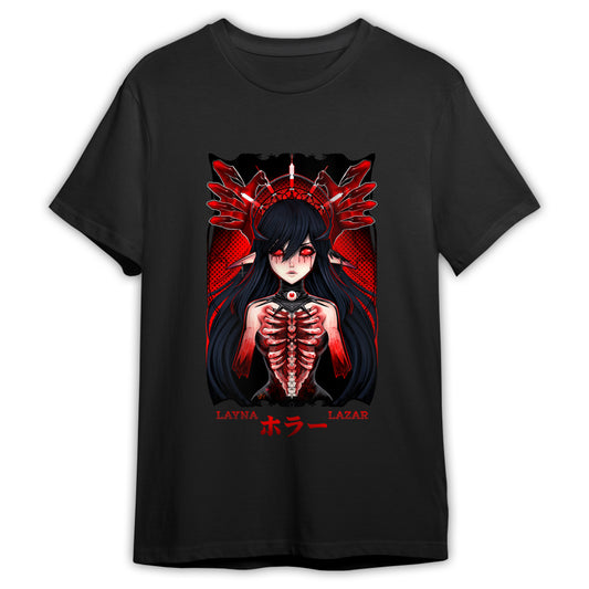 Layna Lazar Blood Eyes Anime T-Shirt