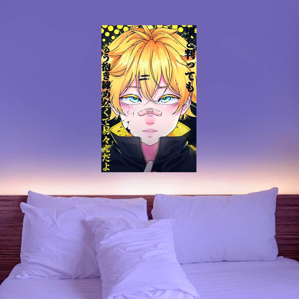 Blond Kid Anime Poster