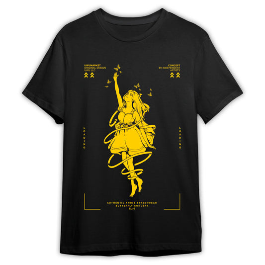 Butterfly Streetwear Concept Anime T-Shirt