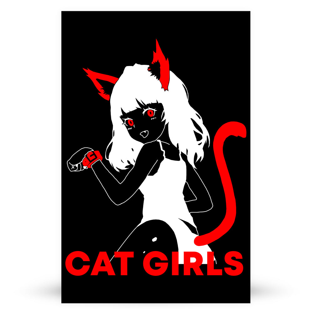 Cat Girls Anime Poster