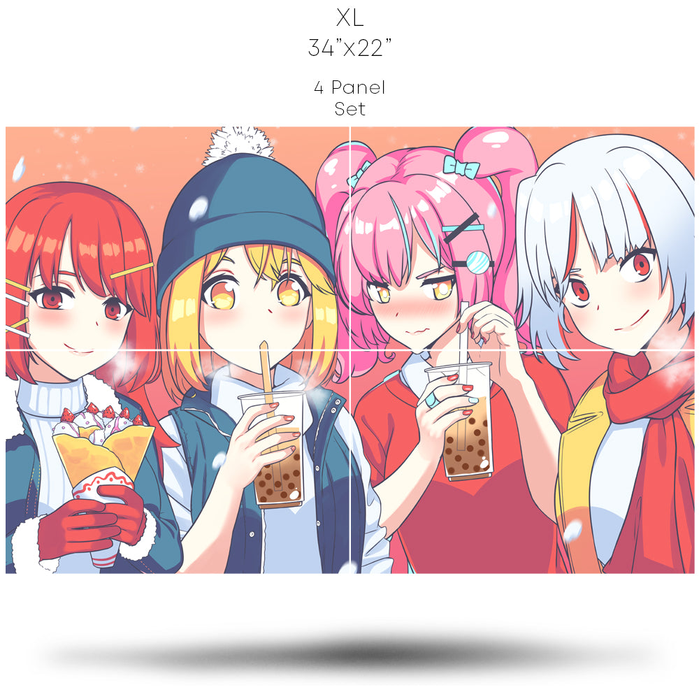 DERE Winter Anime Poster