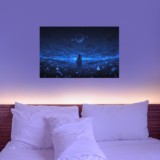 Dreamscape Blue Anime Poster