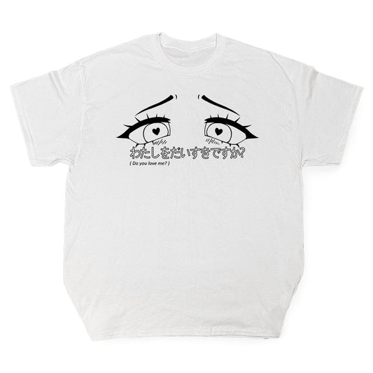 Ahegao Eyes White T-shirt