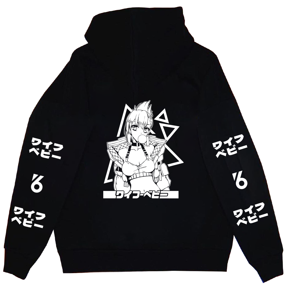 YFU BABY Anime Streetwear Hoodie