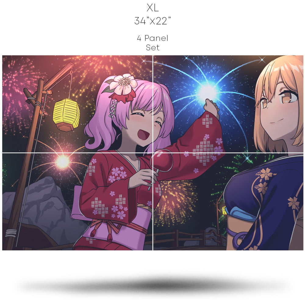 Fireworks Festival Anime Poster