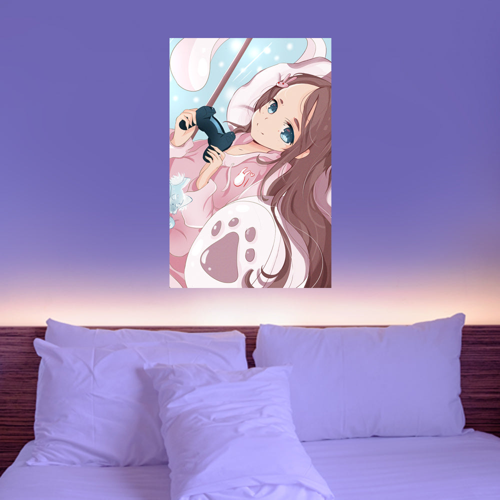 Gamer Girl Anime Poster