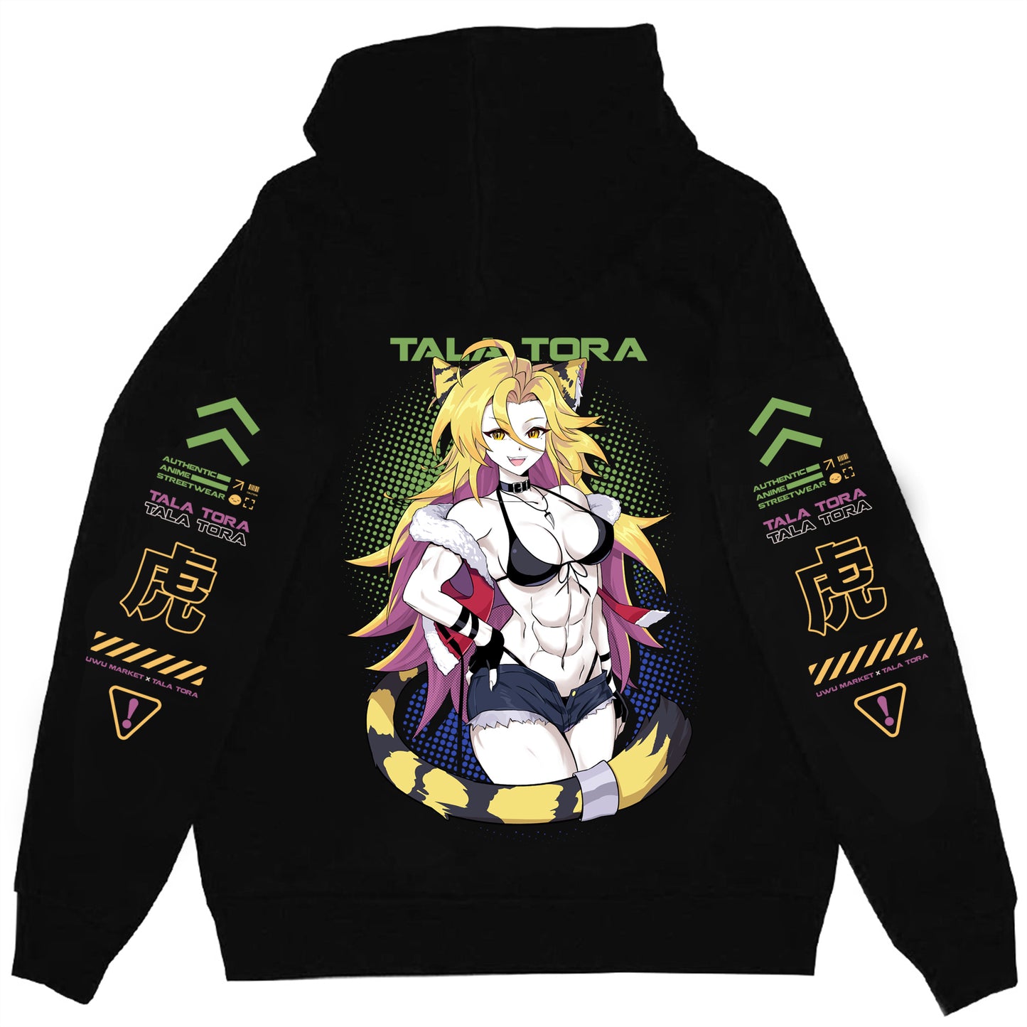 Tala Tora Caution Streetwear Hoodie