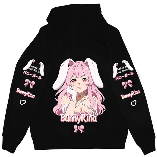 BunnyRina Anime Streetwear Hoodie