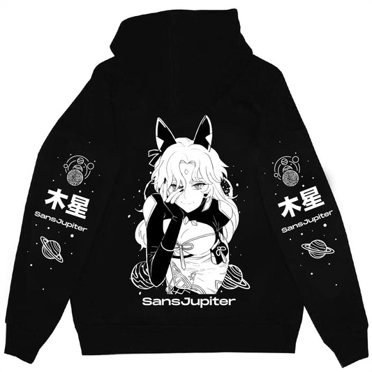 SansJupiter Anime Streetwear Hoodie