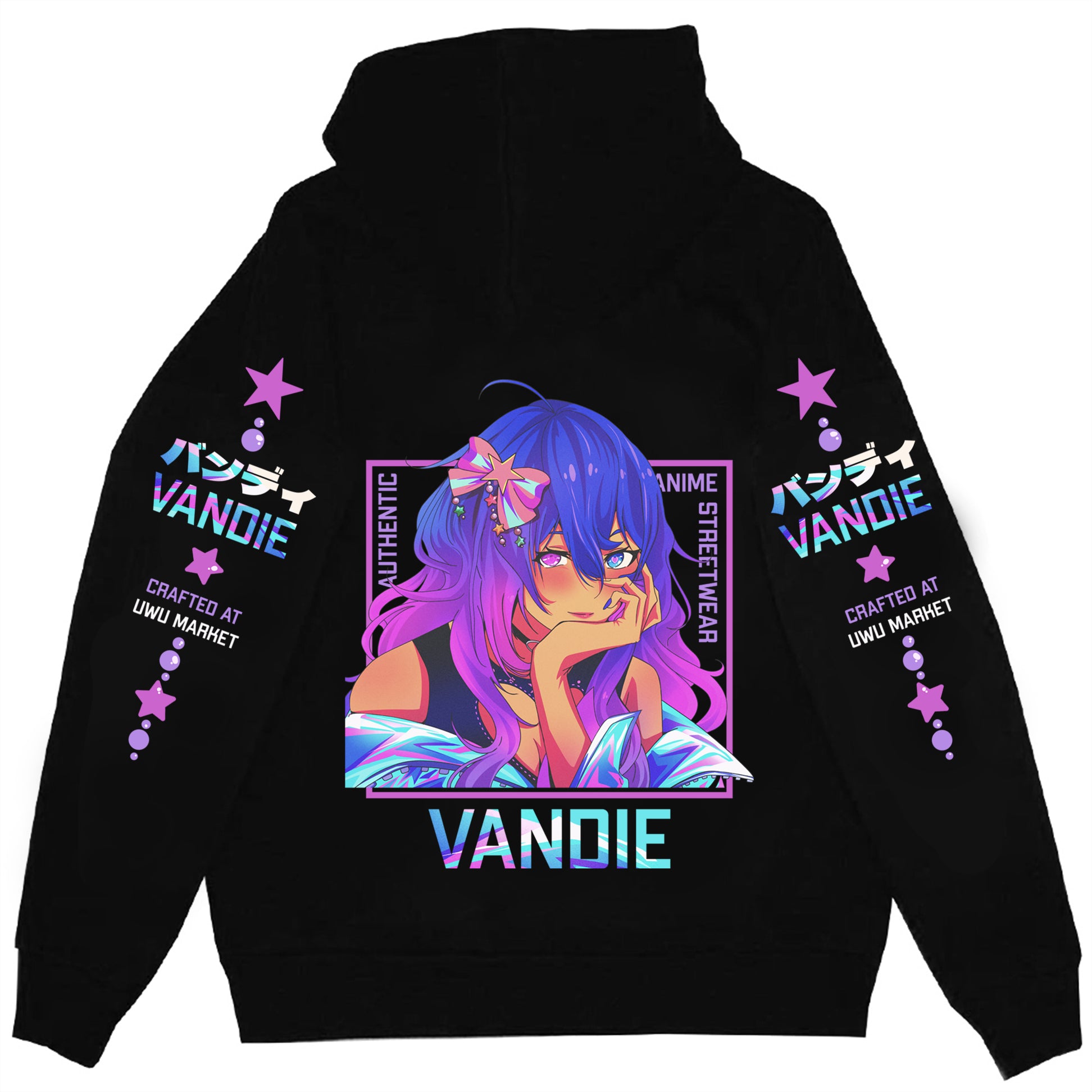 Vandie Anime Streetwear Hoodie Uwu Market