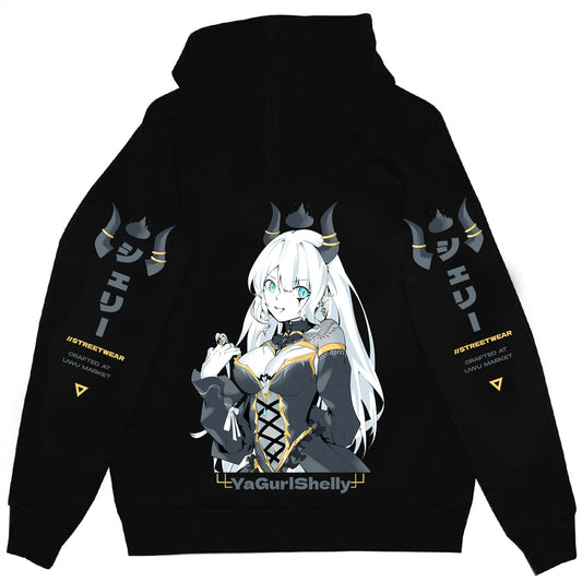 YaGurlShelly Dark Horn Streetwear Hoodie