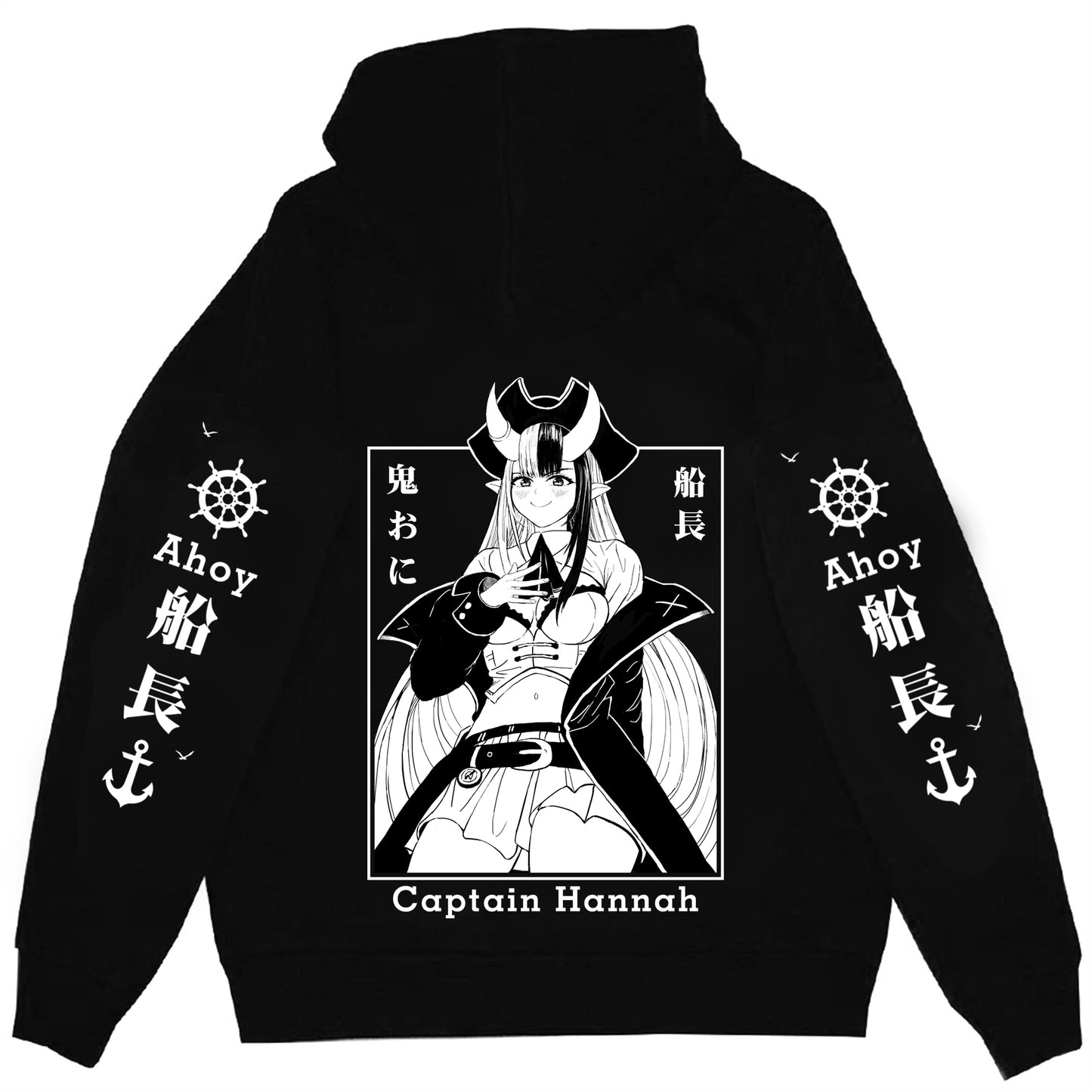 Captain Hannah Anime Streetwear Hoodie