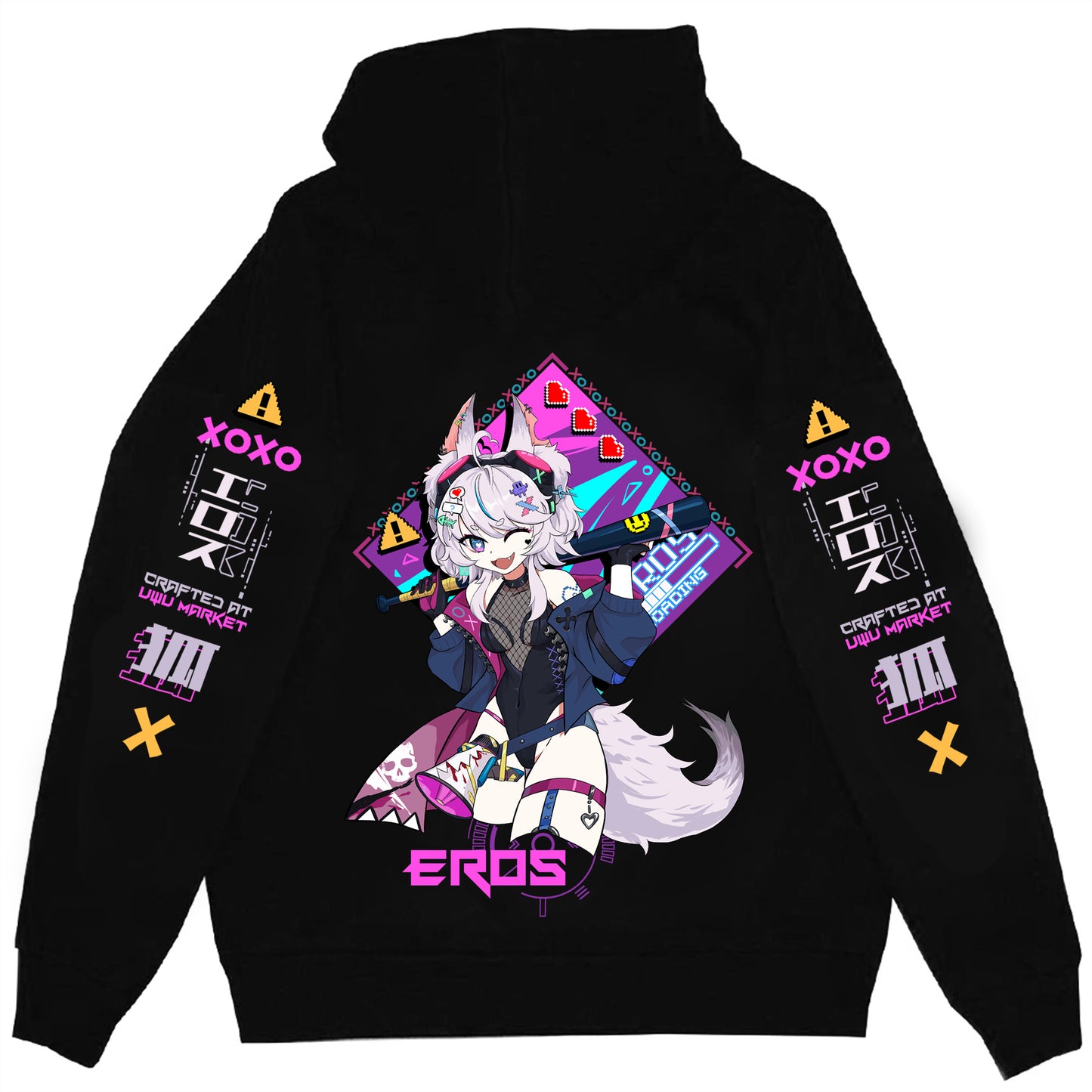 Eros Retro Game Streetwear Hoodie