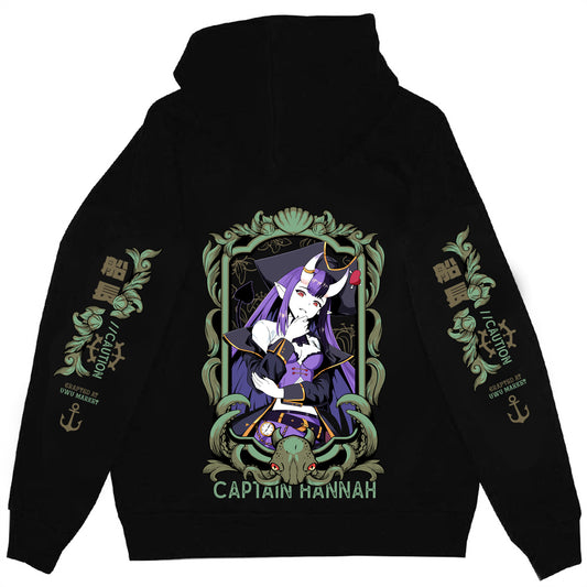 Captain Hannah Kraken Streetwear Hoodie