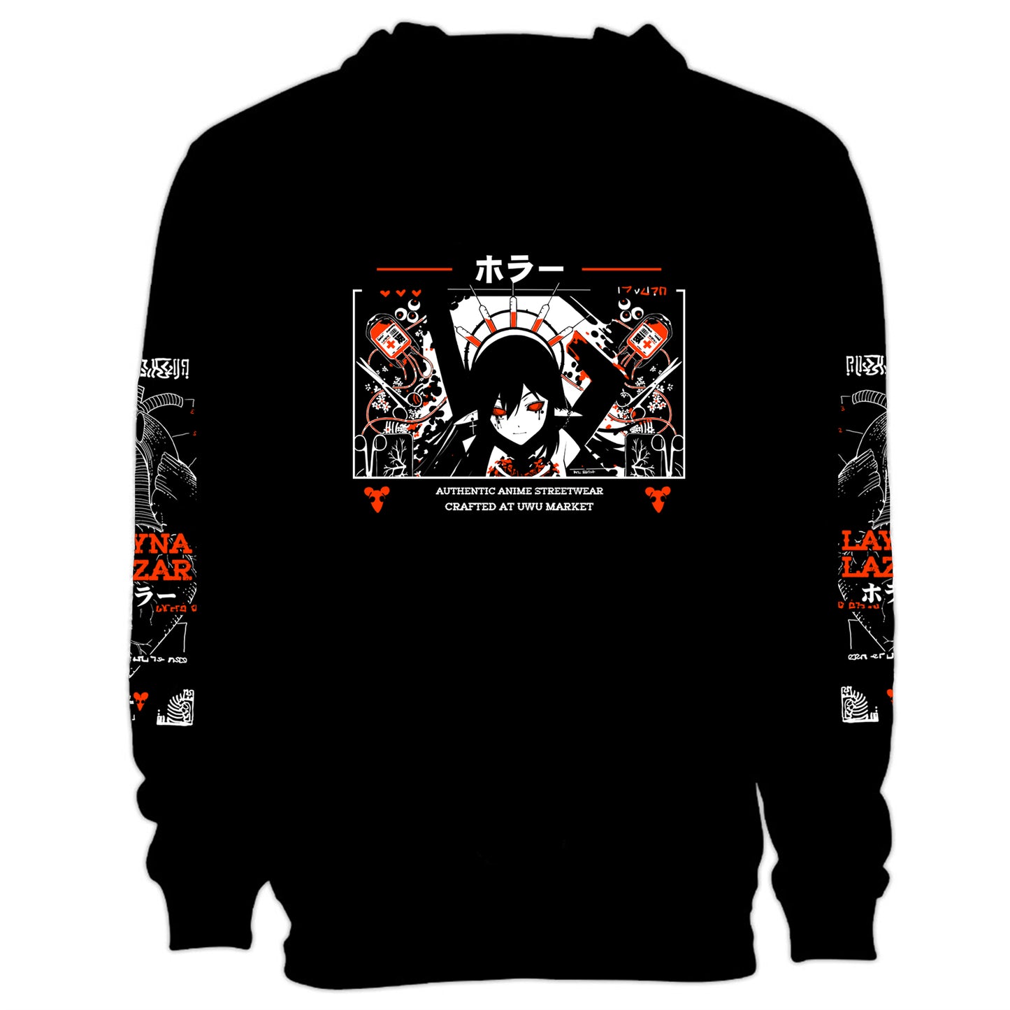 Layna Lazar Horror Streetwear Hoodie