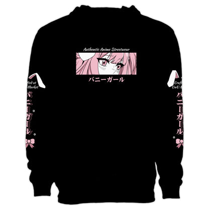 BunnyRina Shy Girl Anime Hoodie